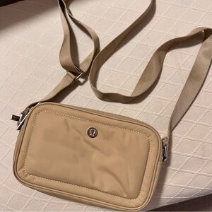 Lululemon Beige Crossbody Bag